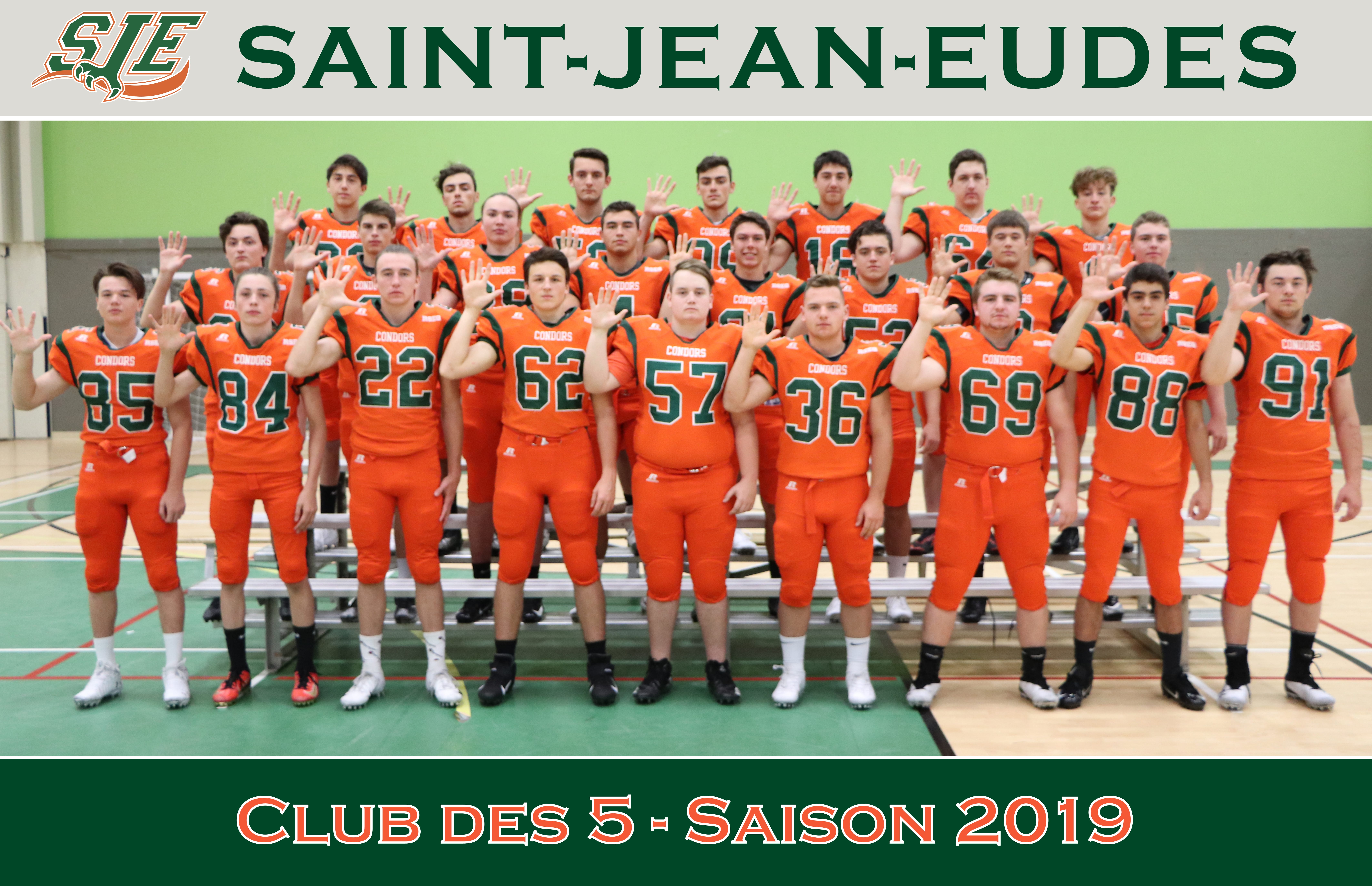 (24 élèves-athlètes) Antoine Bélanger, Antoine Martel, Anthony Savard, Dave Gagné, Édouard Vachon, Eliot Drolet, Francis Pelletier, Gabriel Côté-Pedneault, Gabriel Devost, Isaac Marceau, Jérôme Deblois, Justin Cloutier, Maxime Larochelle, Nicolas Bernard, Philippe Deblois, Samuel Phoenix Déry, Théo Pelet, Thomas Dion, Thomas Leclerc, Thomas-Gabriel Gagné, William MacDonald, William Maddox Déry, Xavier Daigle, Xavier Picard